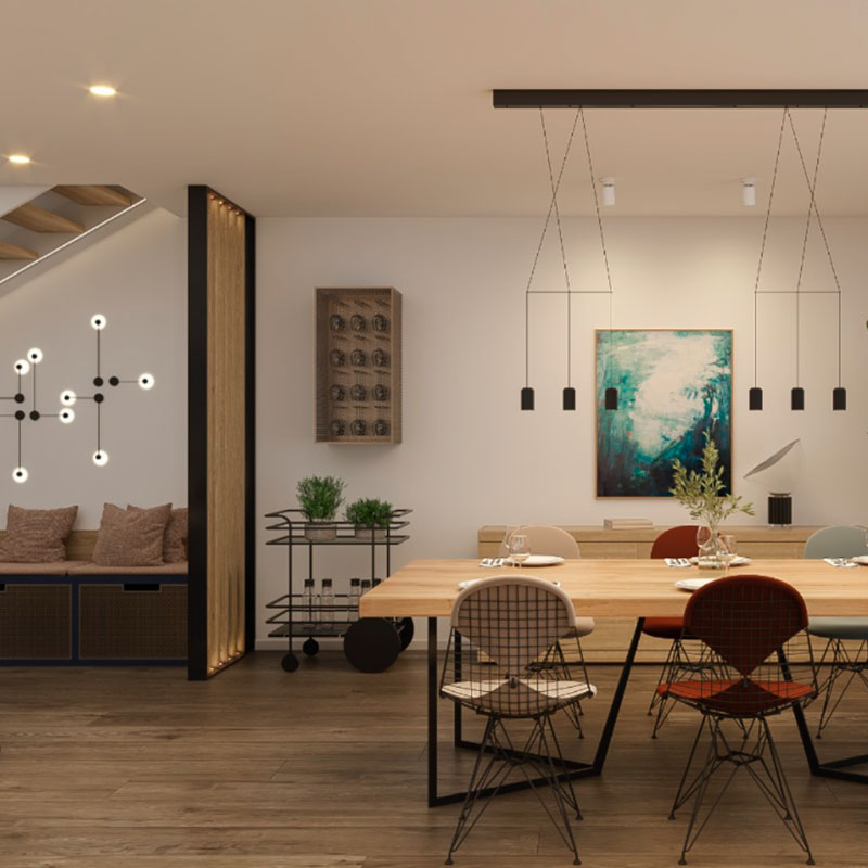 Iluminación LED bajo los muebles de cocina